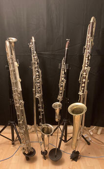 Contrabass, Bass, Alto, &amp; Contra-Alto Clarinets